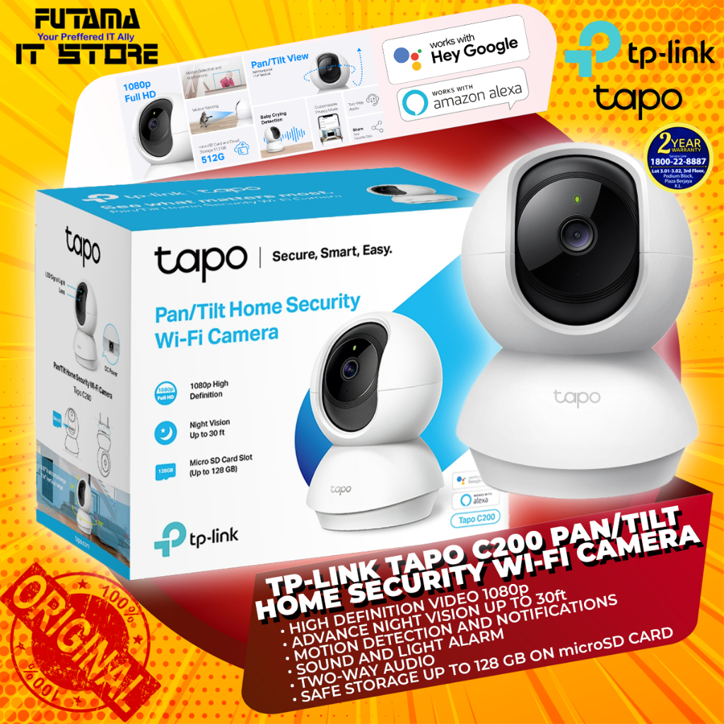 Foto TP-Link Tapo Tapo C200 Pan Tilt Home Security Camera