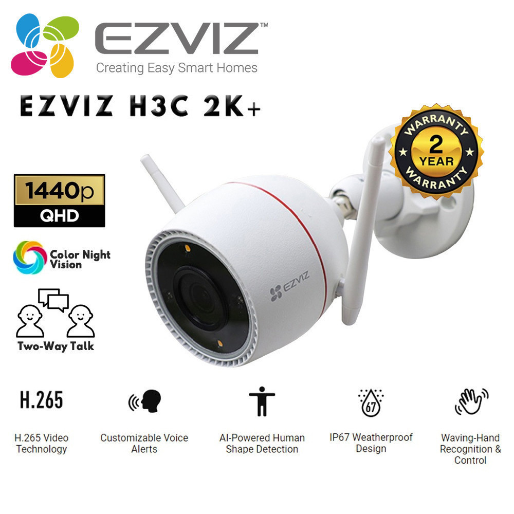 Foto EZVIZ EZVIZ H3c 2K Color Outdoor Camera