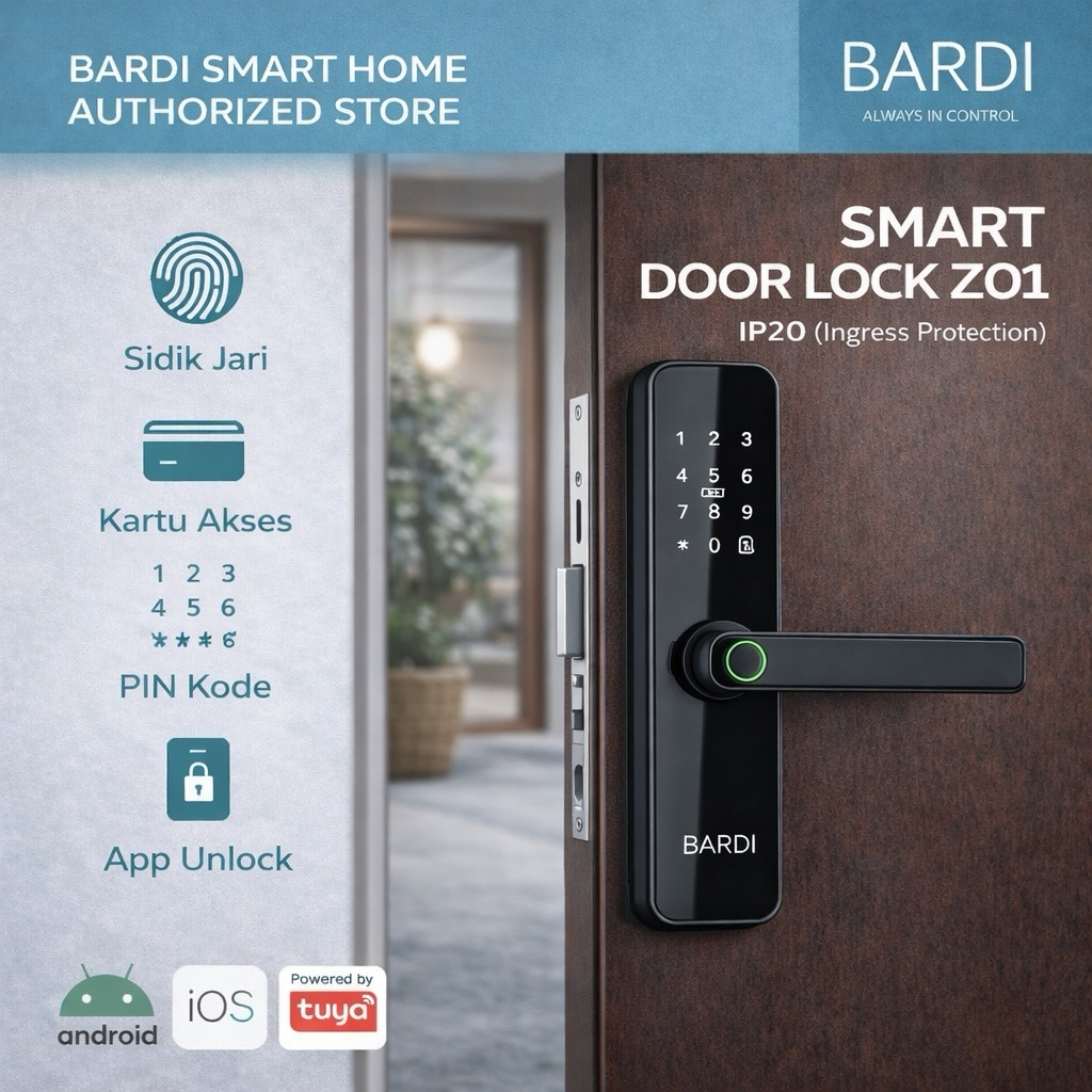 Foto BARDI BARDI Smart Door Lock with Handle