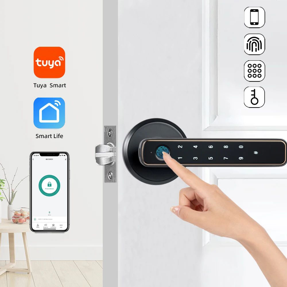 Foto Tuya Tuya Smart Fingerprint Door Lock